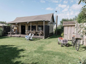 Comfortable lodge with patio